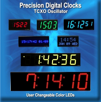BRG Precision Digital Clocks
