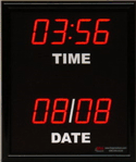 The BRG TGSCL418 Digital Calendar Clock features 1.8 inch bar segment LEDS.
