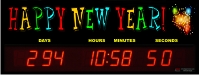 Countdown to the new year clock